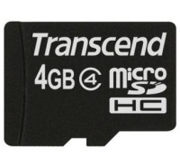 Карта памяти Transcend microSDHC 4 GB Class 4 без адаптера