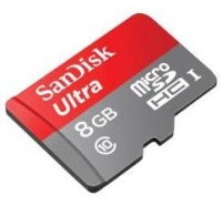 Карта памяти SanDisk microSDHC 8GB Mobile Ultra Class 10 UHS 48MB/s
