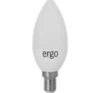 Светодиодная лампа Ergo Standard C37 E14 6W 220V теплый белый 3000K