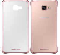 Чехол Samsung для смартфона Samsung A710 - Clear Cover (Золотистый розовый)