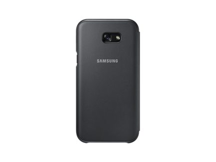 Фирменный чехол для Samsung A720 - Neon Flip Cover (Black) EF-FA720 купить