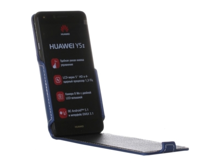 чехол для смартфона Huawei Y5 II - Flip Case (Blue) купить