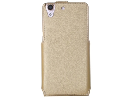 чехол для телефона Huawei Y6 II - Flip Case (Gold) купить